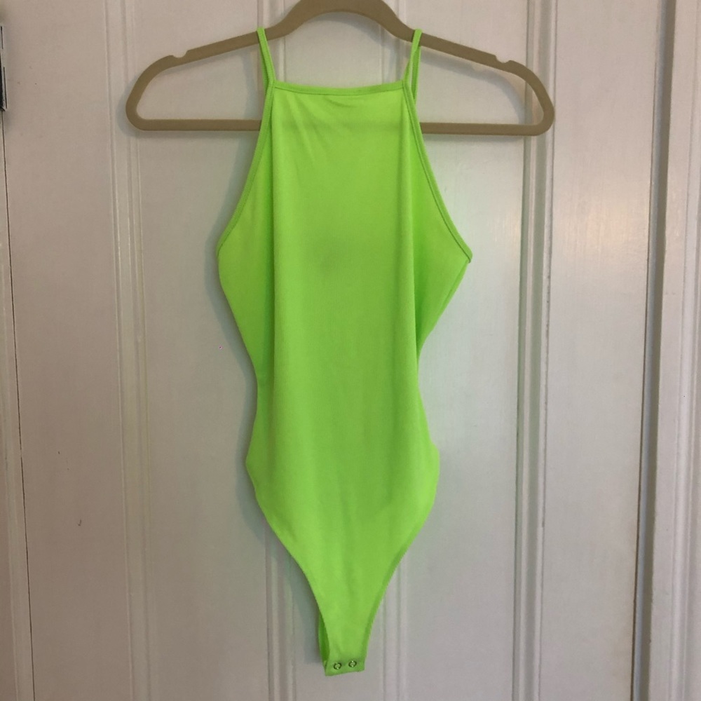 NEON GREEN BODYSUIT